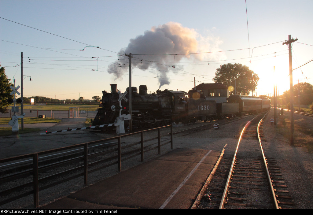 Smoke Plumes & Glistening Rails